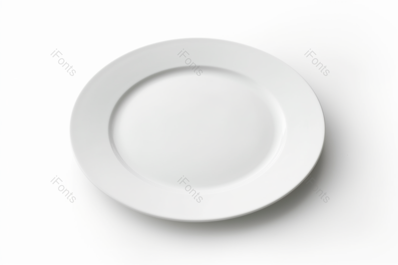白色空盘子圆形饮食餐具,高清,摄影图,摄影图片,图片大全,摄影图免费下载